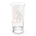 ZZRR12のゴリラの燃える舞台 Long Sized Water Glass :back