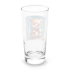 cute animal worldのかわいいクマさんワールド Long Sized Water Glass :back