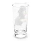 MNdaddyのおすましダックスさつきさん Long Sized Water Glass :back