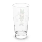 ゴルフバカイラストレーター野村タケオのNOM SHOPの3鉄女子＋562Bロゴ Long Sized Water Glass :back