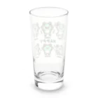 カエルグッズのHAPPYカエル踊り Long Sized Water Glass :back