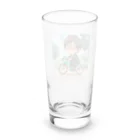 なお（ｻﾗﾘｰﾏﾝ）＠AI使って情報発信中の自転車通勤＠サラリーマン Long Sized Water Glass :back