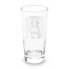 barefoot-Bの贅沢なクリスマスの雰囲気を漂わせるバーニーズの姿。 Long Sized Water Glass :back