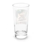 KKaの居眠りニャンコ Long Sized Water Glass :back