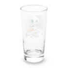 d-design-labのごはん食べてるロボ Long Sized Water Glass :back