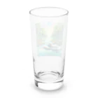 k.a.u.j.7の時間の流れを象徴する川の中でゆったりと泳ぐ、ナマケモノの姿🌿 Long Sized Water Glass :back