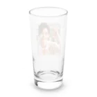 otobokemama06の爽やかな笑顔に元気いっぱい Long Sized Water Glass :back