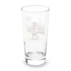 jkmurataの運動大好きなおしゃれネコ Long Sized Water Glass :back