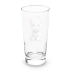 yoiyononakaの虎縞白猫04 Long Sized Water Glass :back