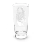 AI間違い探しのヘッドホンをした猫 Long Sized Water Glass :back