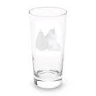 ままねこママンのお店のチャコとカレラ Long Sized Water Glass :back