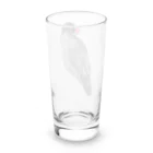 suzuaoのふさふさ文鳥くん Long Sized Water Glass :back