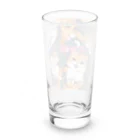 spectacular_colorsのにゃんこの笑顔グッツ Long Sized Water Glass :back
