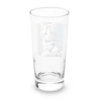 yoiyononakaの虎縞白猫のまなざし04 Long Sized Water Glass :back