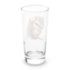 kei_matsuのゴリラの肌がつるつるで瞳が輝いている Long Sized Water Glass :back