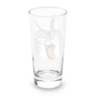 うーさんのキジトラねこ　あくび Long Sized Water Glass :back