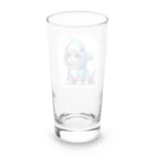 IloveCatのサメのフードを被った子猫 Long Sized Water Glass :back