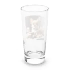 チワワ愛好家ショップのチワワのキラキラ日記📔🐾 - 家族と紡ぐ特別な日々 Long Sized Water Glass :back