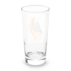 AQUAMETAVERSEの手のひらでおしゃべりセキセイインコの　BLUE PLUM  691 Long Sized Water Glass :back