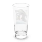 feliceの毛布の下に隠れている猫 Long Sized Water Glass :back