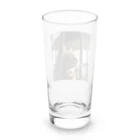 feliceのタワーに登っている猫 Long Sized Water Glass :back