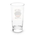 keikei5の力強い表情を見せるロットワイラー🐾 Long Sized Water Glass :back