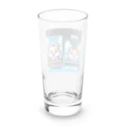 tsukino-utenaのドット絵・ハム二郎 Long Sized Water Glass :back