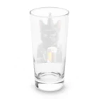 ねこねこぱんくのPUNK ROCK猫の「スパイク」 Long Sized Water Glass :back