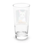 yoiyononakaのファストフードと虎縞白猫01 Long Sized Water Glass :back