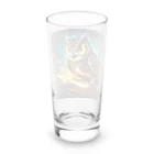 終わらない夢🌈のフクロウ🦉🌕 Long Sized Water Glass :back