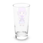 i'm kima【北原きませり 】パルプンテ系ママVtuberのきませりイラストデザイン　ミニキャラグッズ Long Sized Water Glass :back