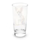 Animal Illustration shopのChihuahua　チワワ　水彩画風 Long Sized Water Glass :back