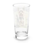 Animal Illustration shopのヨークシャー・テリア　Yorkshire Terrier　水彩画風 Long Sized Water Glass :back