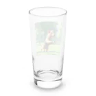 マニーのわんちゃんグッズのドット絵わんちゃん！ Long Sized Water Glass :back