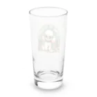 keikei5の知的なトイプードルがお勉強中！ Long Sized Water Glass :back