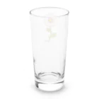 So湖いらの「誕生月花びわこ」2月マーガレットロンググラス Long Sized Water Glass :back