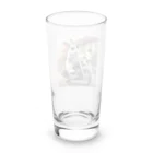 やんちゃな動物達のやんバニー　バイクver Long Sized Water Glass :back