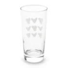 チワワのバレンとヨープーのテアのチワワとヨープー Long Sized Water Glass :back