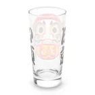 お絵かき屋さんの「心願成就」だるま ダルマ 達磨  Long Sized Water Glass :back