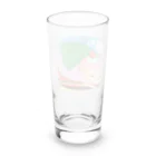 さちあきのおみせの季節のさくら餅ハリネズミ Long Sized Water Glass :back