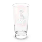 pug 89の犬　シュナウザー Long Sized Water Glass :back