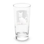 御殿のヒロ（猫大好き）の癒しの猫 Long Sized Water Glass :back