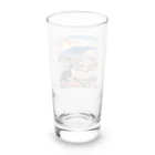 だんのんの桜と富士山と猫 Long Sized Water Glass :back