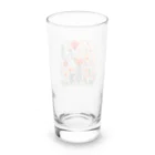 Grazing Wombatのヴィンテージなボヘミアンスタイルの花柄　Vintage Bohemian-style floral pattern Long Sized Water Glass :back
