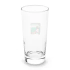 やま　イラストレーター　HEXA NET 販売美麗イラストレーター描きますの海と女の子 Long Sized Water Glass :back