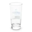 oki_sceneryのおーえす青文字万座毛 Long Sized Water Glass :back