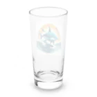 juten8のサメのサーフィン Long Sized Water Glass :back