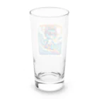 ふぇにゃんくすの猫サーファーたま Long Sized Water Glass :back