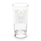 AI妖怪大図鑑の毛糸妖怪　アムヤン Long Sized Water Glass :back