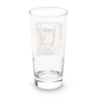 oz-chanの袋に入り込んで遊んでいる猫 Long Sized Water Glass :back